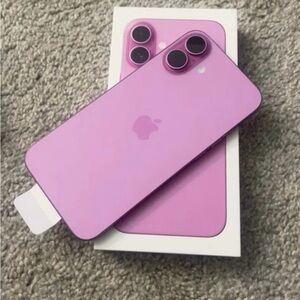 Apple Cell Phone in Purple with Three Camera Lenses and Textured Surface